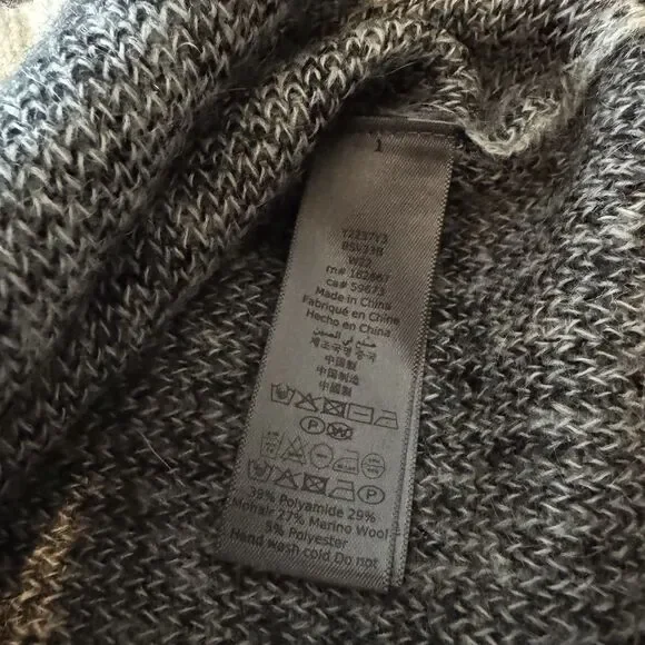 John Varvatos Collection Sterling Heartbeat Mohair Merino Blend Sweater S Knit - Picture 5 of 7